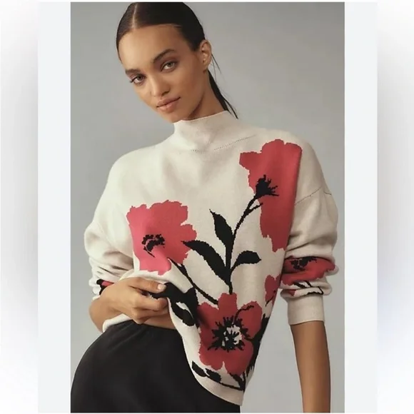 Maeve/Anthropologie Cary Mockneck Sweater - Picture 5 of 5